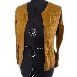 GAP Women's Cardigan in Mustard